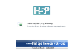 H5P glisser-deposer