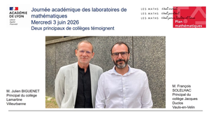 Labos Maths : deux principaux de collèges témoignent