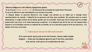 Enigme 1 - Parcours de curiosités 2026