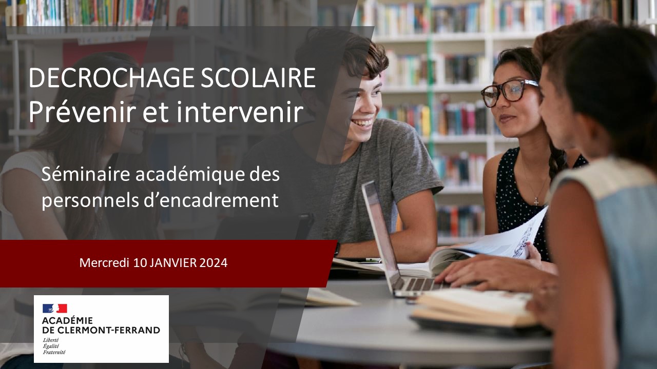 Bannière 10/01/2024 - Séminaire des personnels d'encadrement