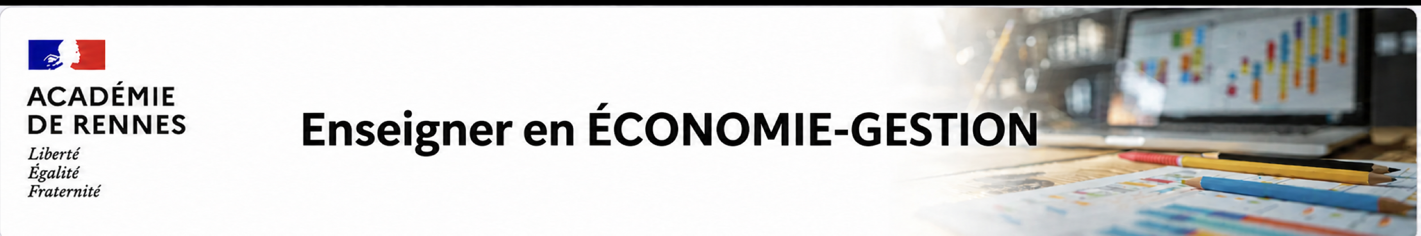 Bannière Enseigner en ÉCONOMIE-GESTION