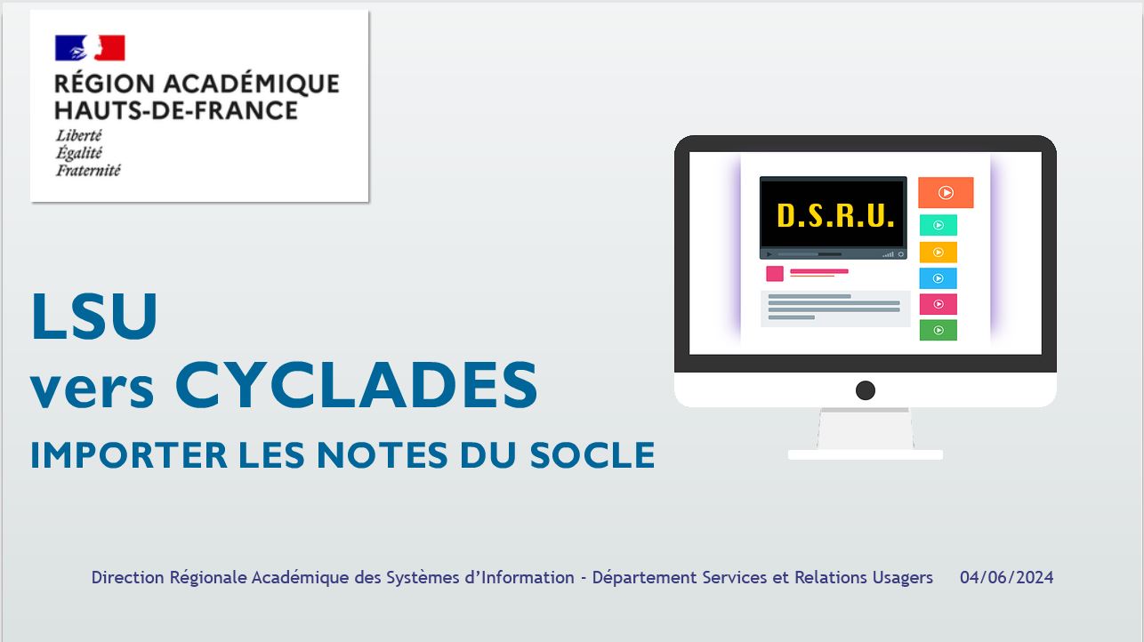 PodEduc - Lsu Vers Cyclades - Notes Du Socle-Dnb