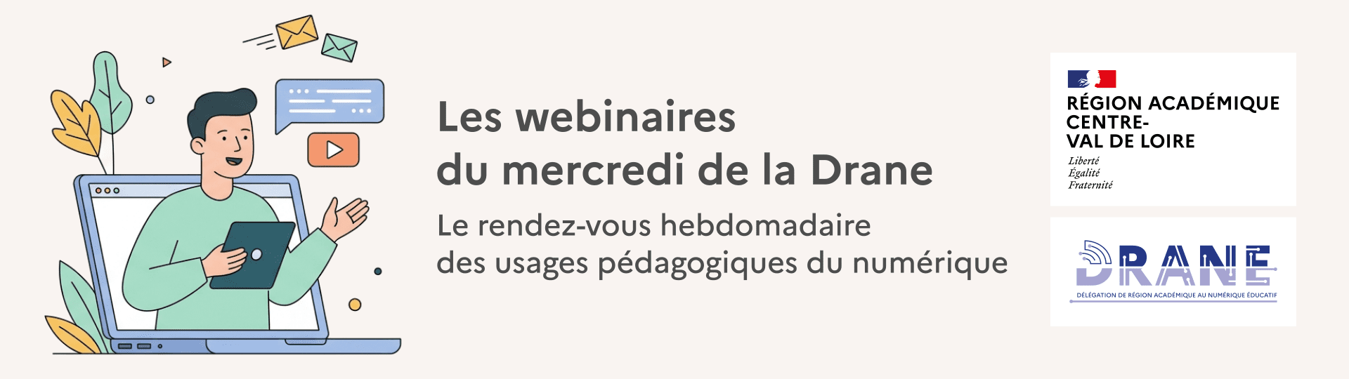 Bannière Les mercredis de la Drane CVL