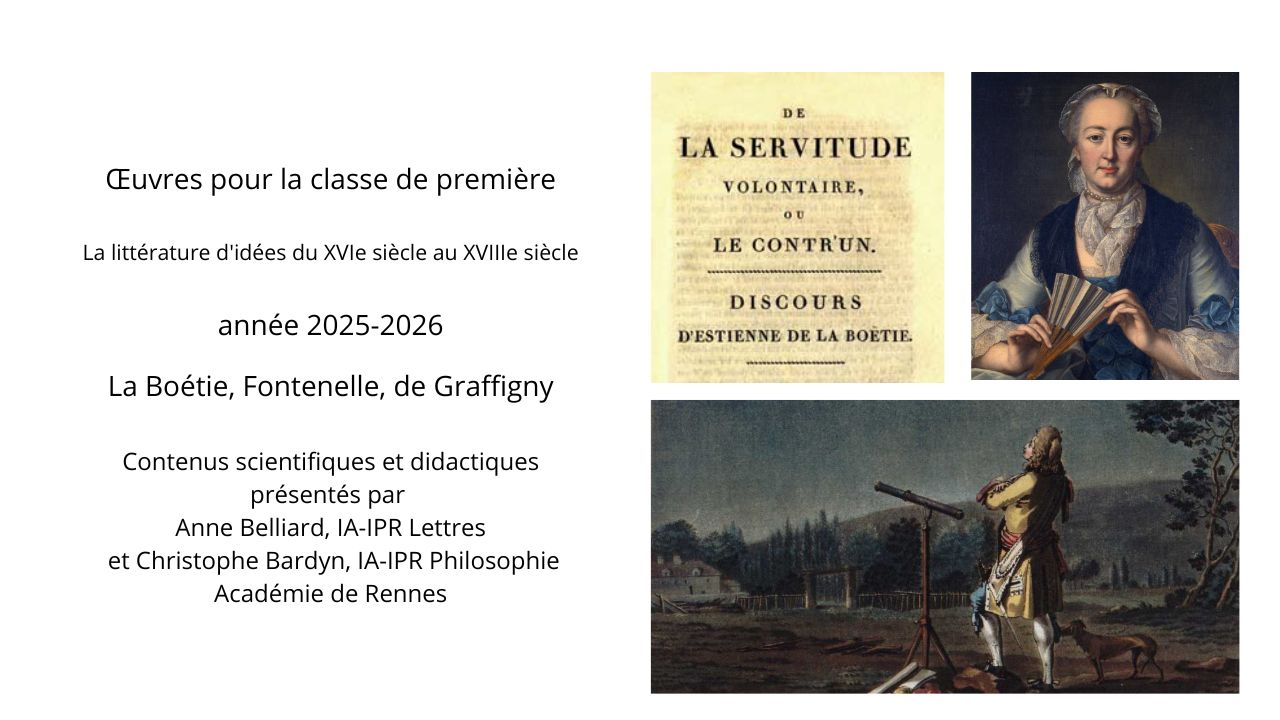 Bannière Nouvelles oeuvres au programme de 1ère - année 2025-2026