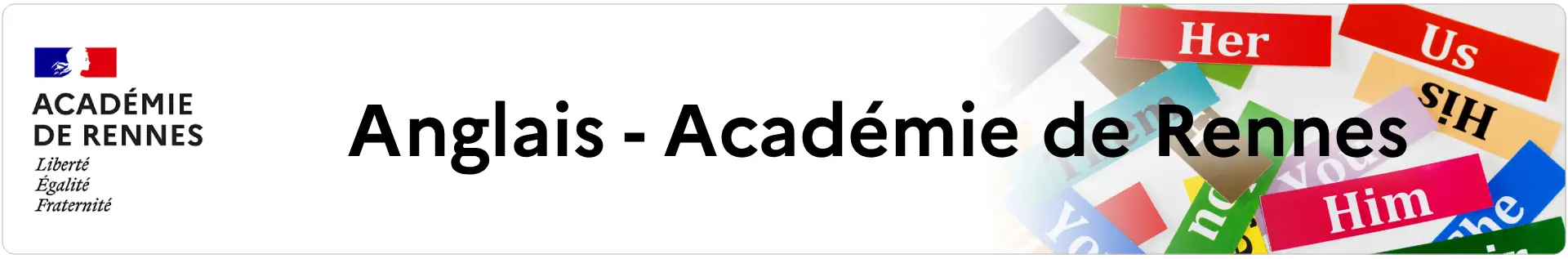 Bannière Anglais – Académie de Rennes
