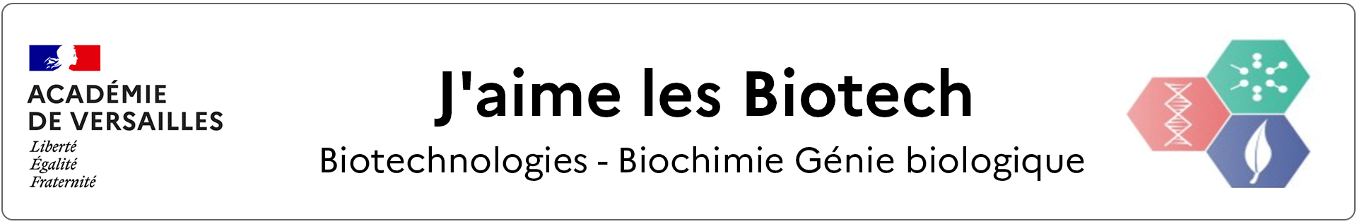 Bannière Biotechnologies - Académie de Versailles