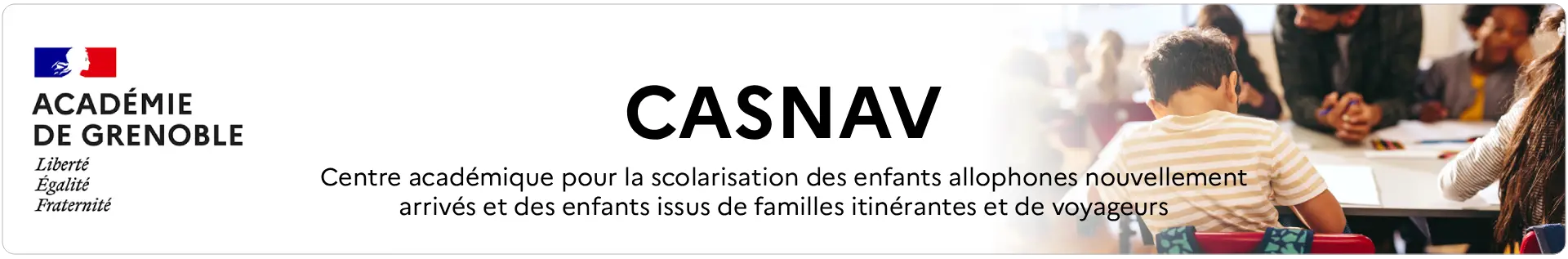 Bannière CASNAV – Académie de Grenoble