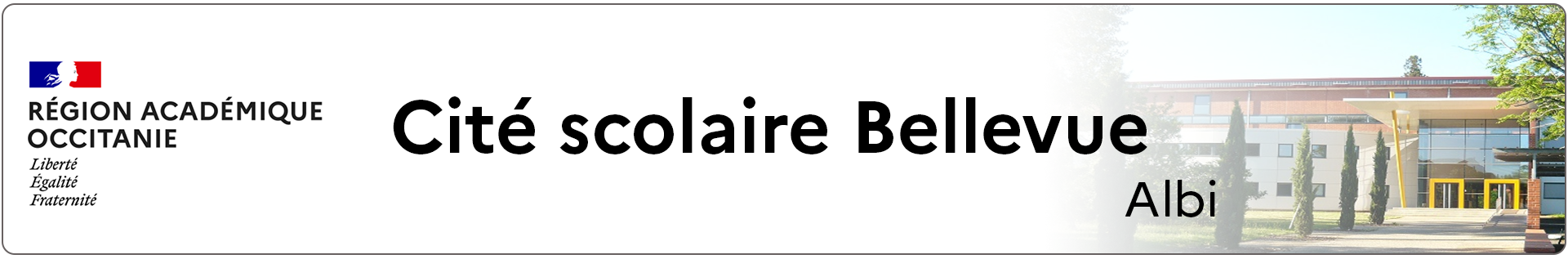 Bannière Occitanie - Cité scolaire Bellevue - Albi
