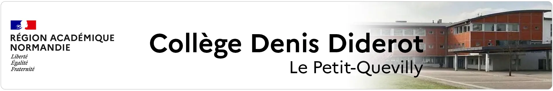 Bannière Normandie - Collège Denis Diderot - Le Petit-Quevilly