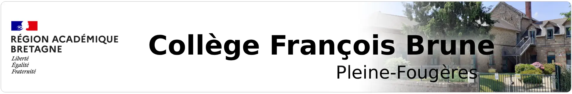 Bannière Bretagne - Collège François Brune - Pleine-Fougères