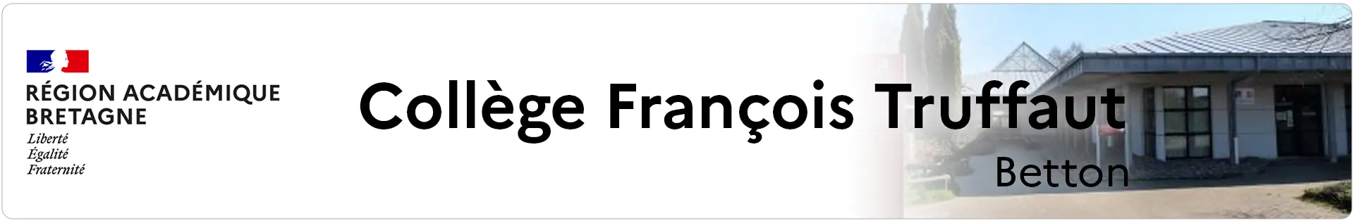 Bannière Bretagne - Collège François Truffaut - Betton