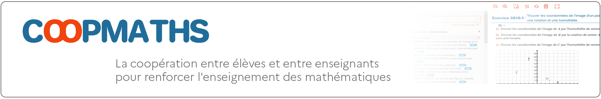 Bannière Coopmaths