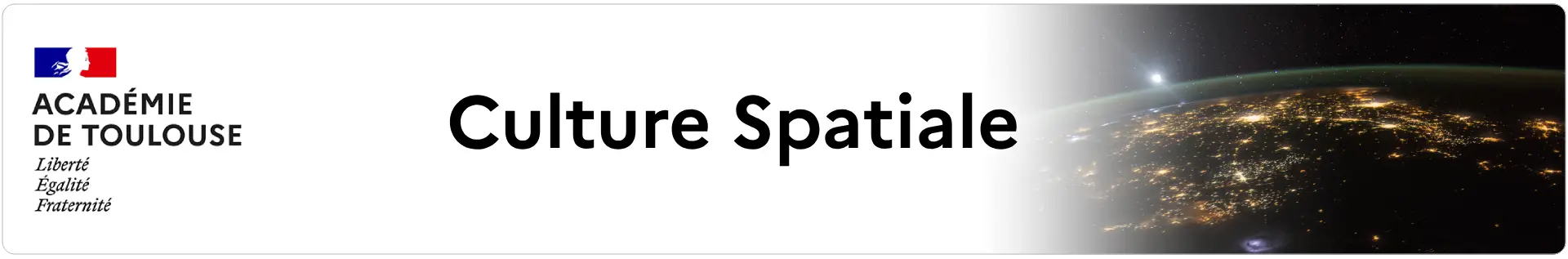 Bannière Culture spatiale