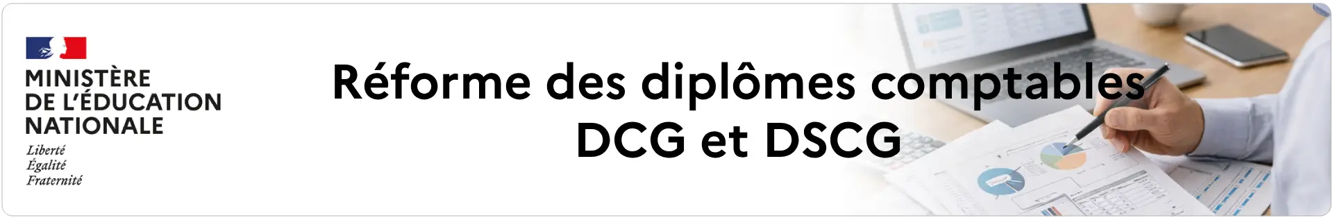 Bannière Réforme des diplômes comptables DCG et DSCG