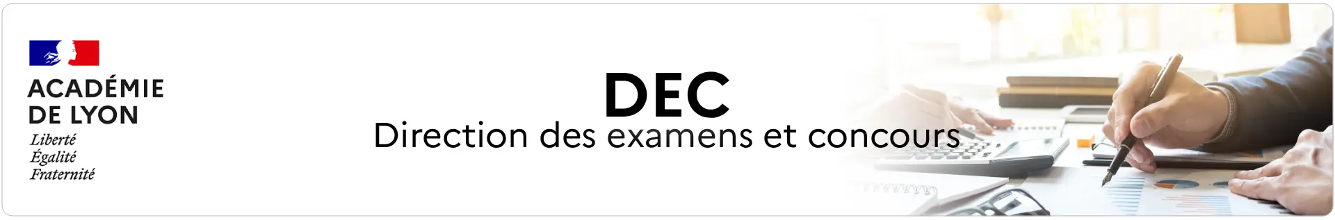 Bannière DEC - Académie de Lyon