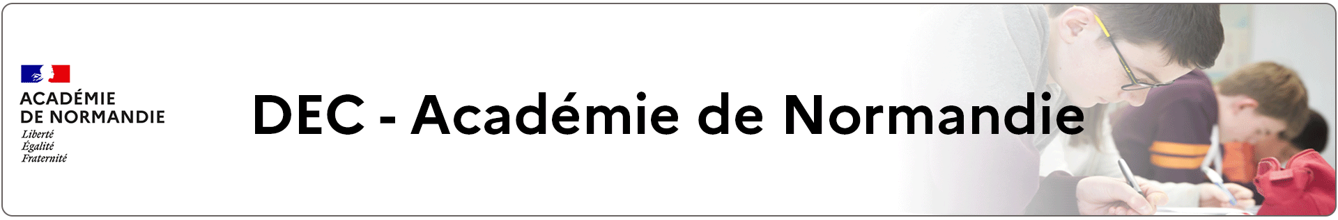 Bannière DEC - Académie de Normandie