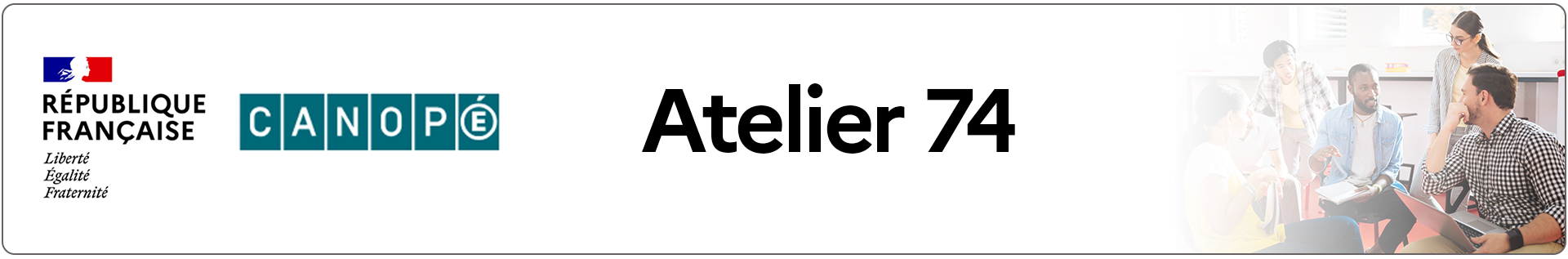 Bannière Atelier Canopé 74