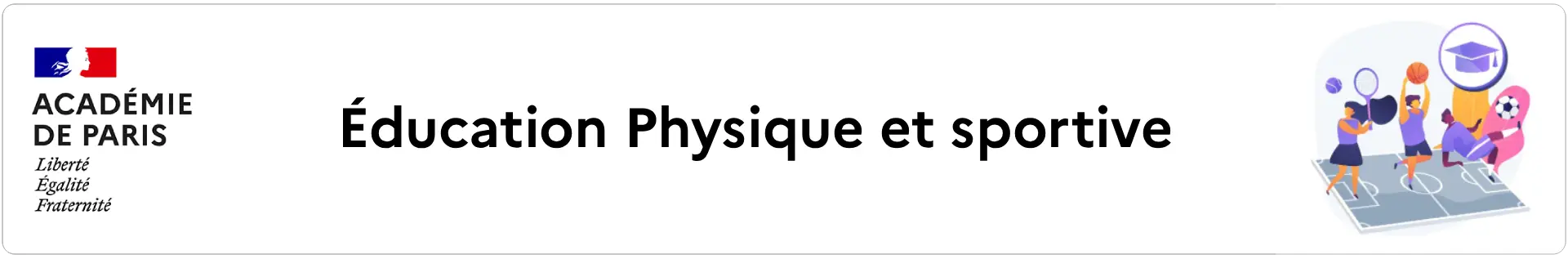 Bannière EPS Académie de Paris
