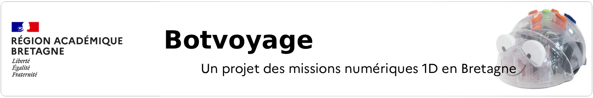 Bannière Botvoyage - un projet des missions numériques 1D en Bretagne