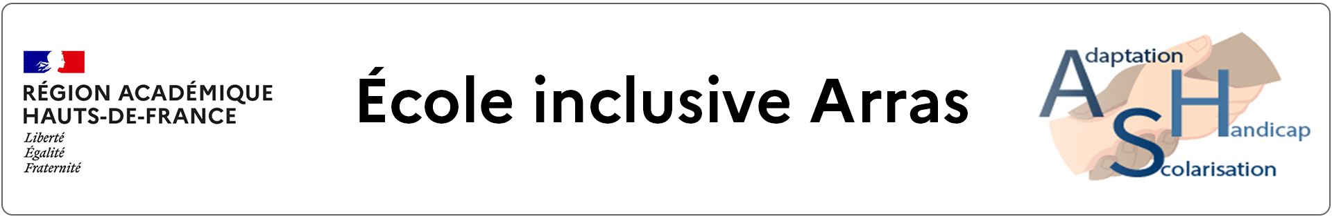 Bannière École inclusive Arras