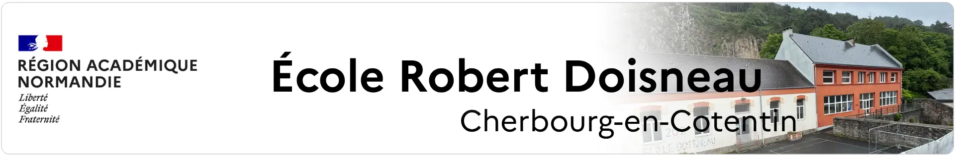 Bannière Normandie - École Robert Doisneau - Cherbourg-en-Cotentin