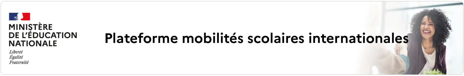 Bannière Plateforme mobilités scolaires internationales
