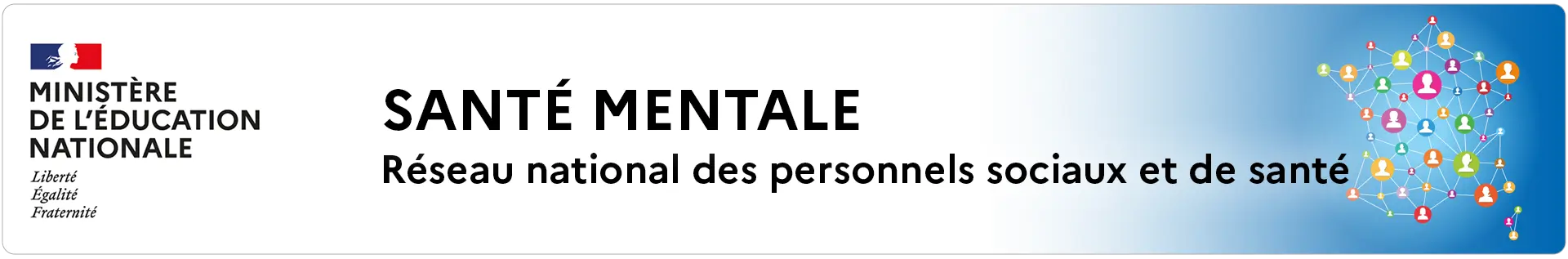 Bannière SANTE MENTALE  _  Réseau national des personnels sociaux et de santé