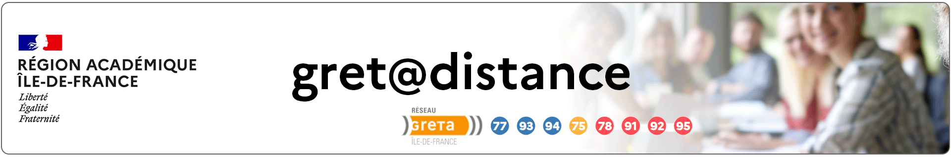 Bannière Gret@distance