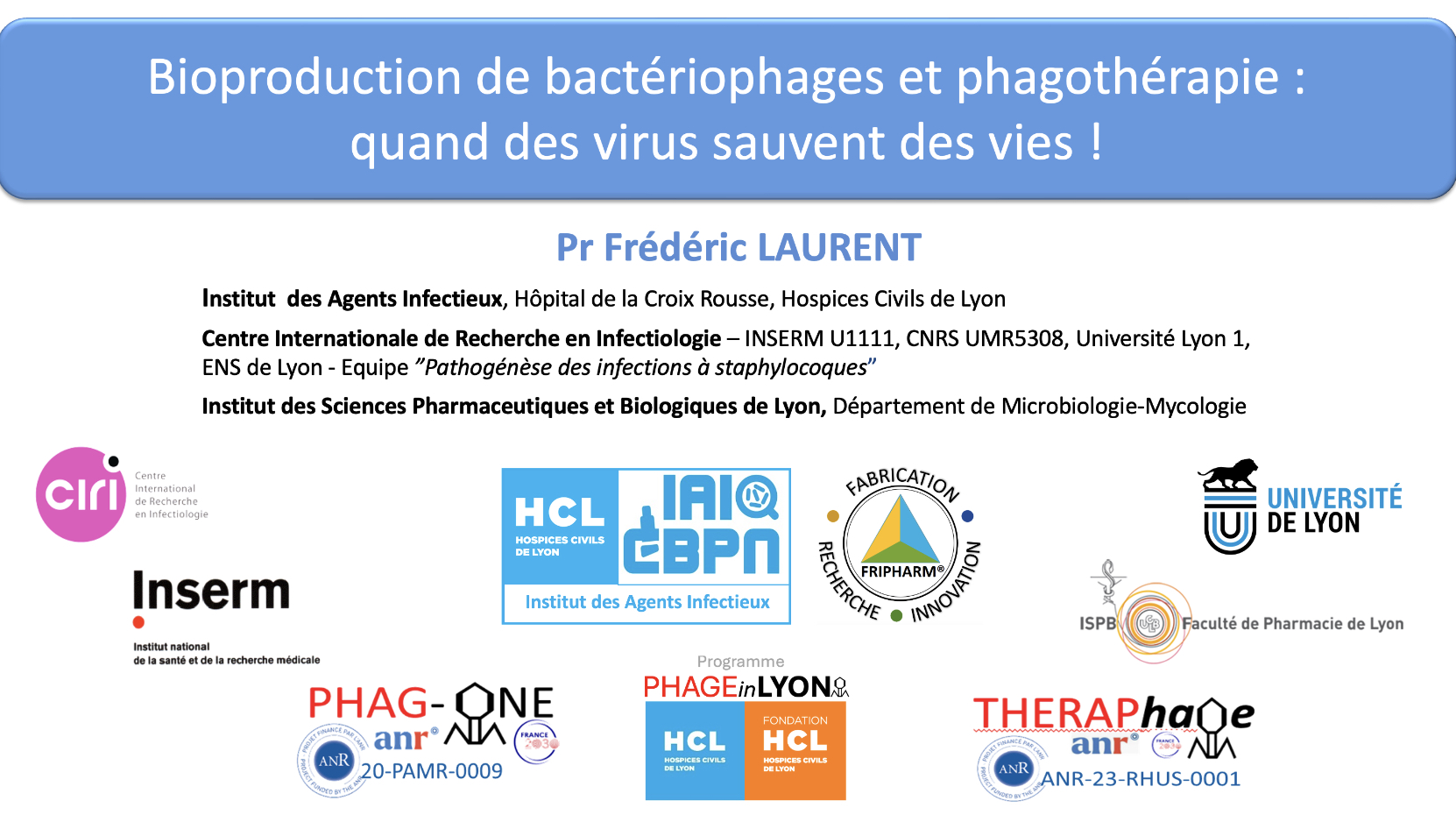 Bannière Visioconférence phagothérapie